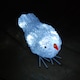image 4 of Set of 5 16cm Christmas Acrylic Birds with 30 White LEDs indoor outdoor Decoration