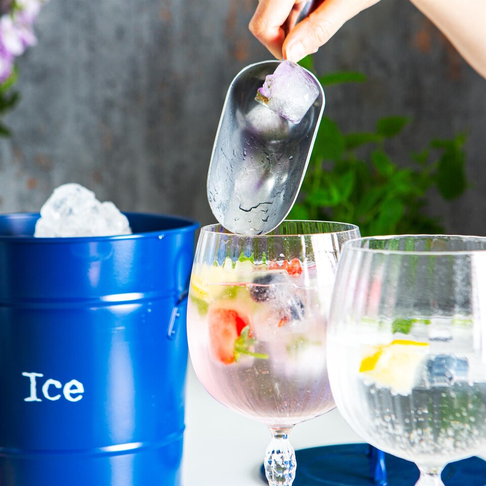 image 1 of Rink Drink Aluminium Ice Scoops - 3.5oz - Pack of 5