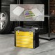 image 8 of HOMCOM 4 Drawers Large Tool Box, Steel Toolbox with Handle, Yellow Yellow | Black