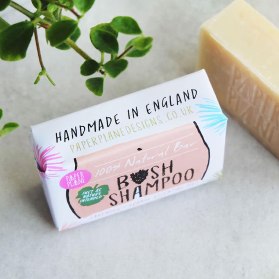 image 1 of Paper Plane Bush Shampoo Bar 95g