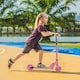 image 7 of HOMCOM Kids Scooter 2 Wheels W/ Lights Music Adjustable Height Foldable - Pink