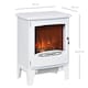 image 3 of HOMCOM Freestanding Electric Fireplace Stove Heater
