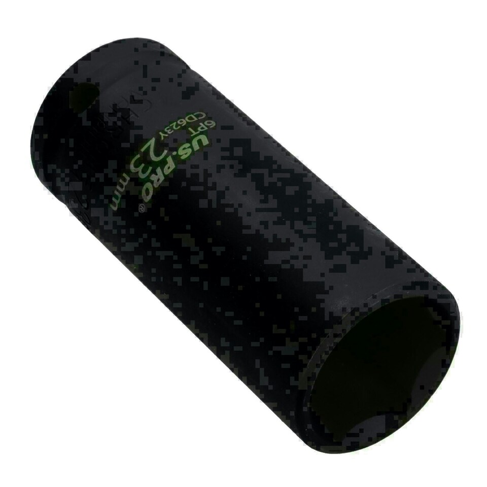image 1 of 23mm 1/2" Drive Double deep Metric Impacted Impact Socket Single Hex 6 Sided
