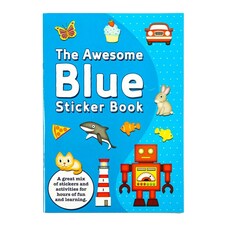 Alligator The Awesome A4 Sticker Book - Blue/Multicoloured - One Size