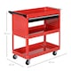 image 3 of DURHAND 3-tier Tool Trolley Cart Roller Cabinet Garage Workshop with Drawer