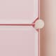 image 4 of OHS Kids Cube Castle Storage Tower Modern Space Saving Clothes Shoes Toys 3 Boxes Organiser Unit Pink