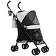 image 9 of PawHut Lightweight Foldable Dog Stroller for Mini Dogs Green