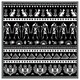 image 4 of Heiroglyphs on black (Picutre Frame) White | L