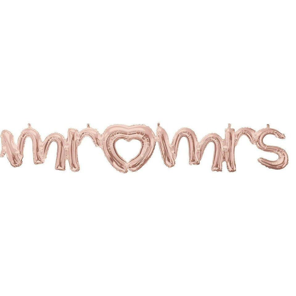 Phrase:Script Mr&Mrs Rose Gold | Multi