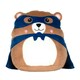 image 1 of Mumbles SquidgeMe Hero Bear Plush Toy - Brown/Blue - One Size
