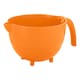 image 1 of Large Plastic Mixing Measuring & Dispensing Jug Pitcher with Pouring Spout Kitchen | Orange | Orange | One Size