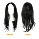 image 5 of Long Black Wig Black | One Size