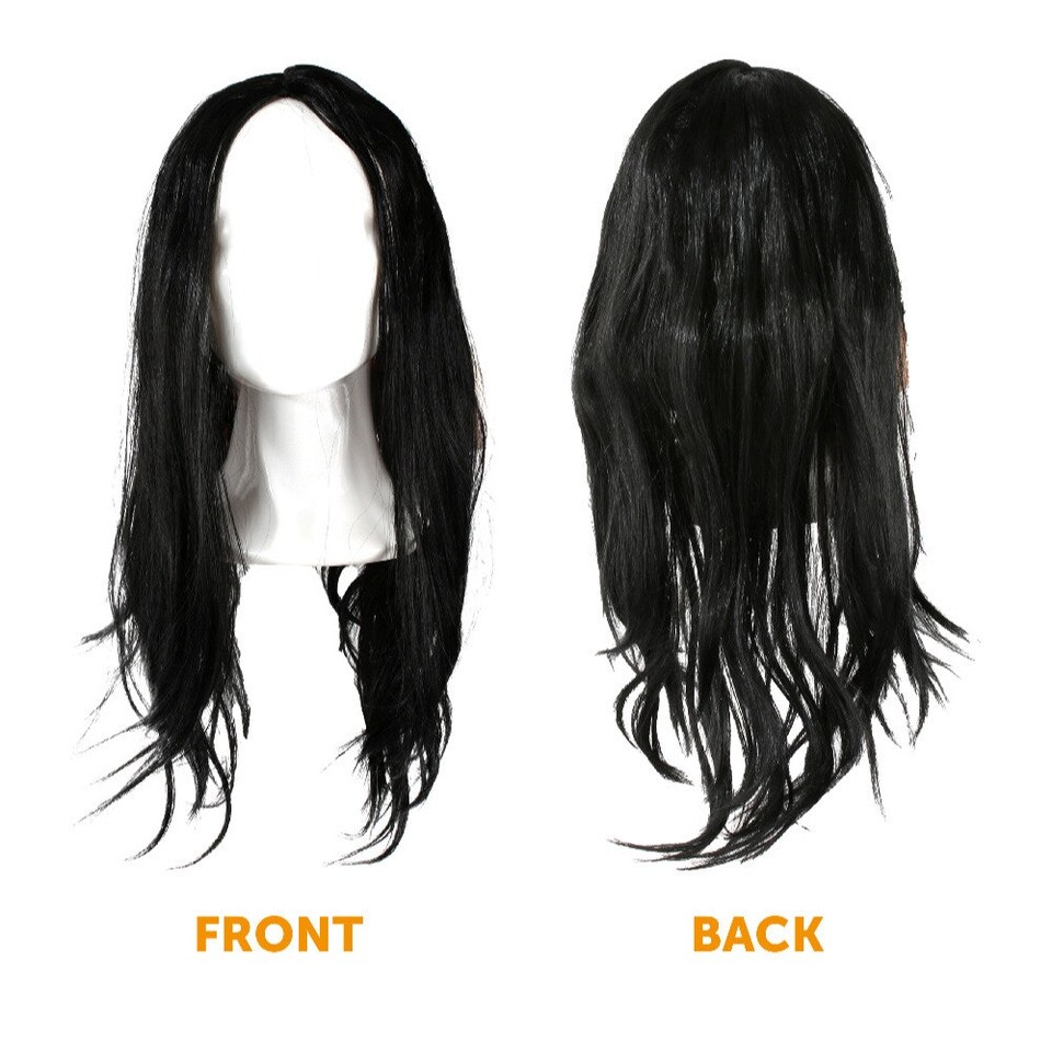 image 1 of Long Black Wig Black | One Size