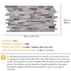 image 2 of NOVECRAFTO Brick Effect 3D Wall Panels (96cm x 48cm) DIY Decorative PVC Plastic Cladding Panels