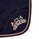image 4 of Little Rider The Princess And The Pony Horse Saddlepad - Navy/Peach - Pony/Cob
