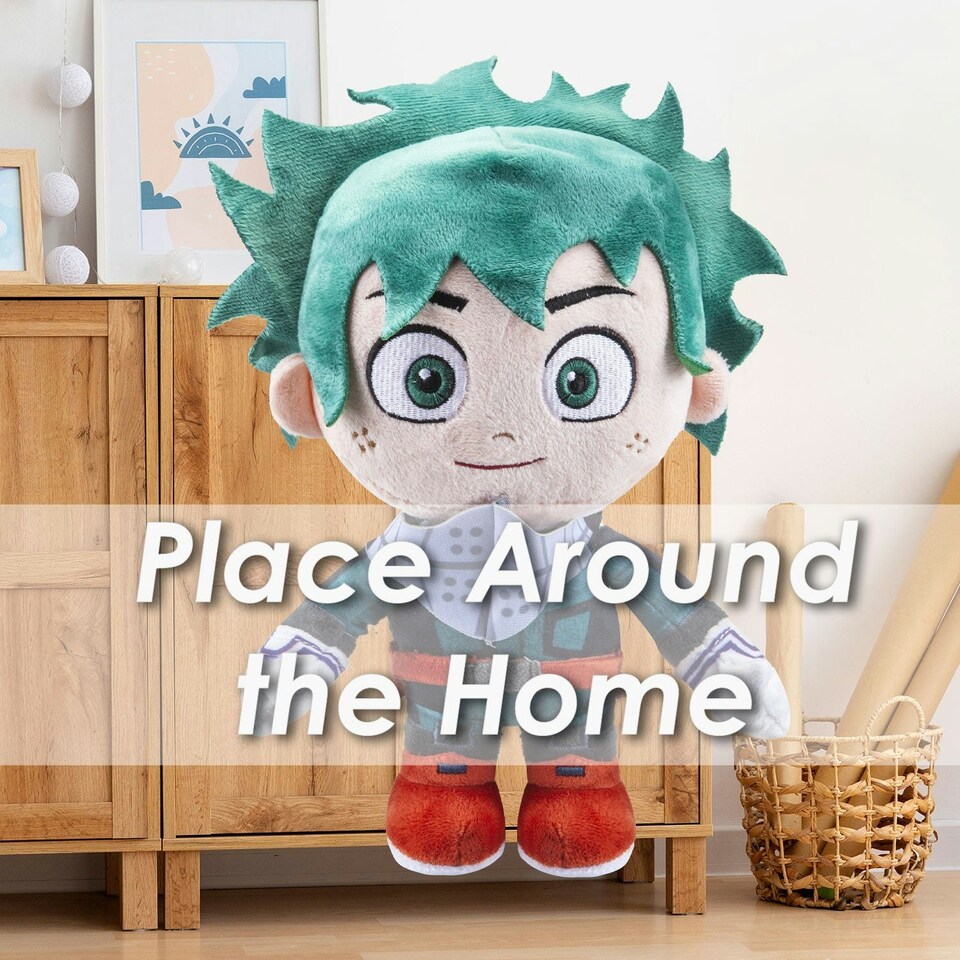image 1 of My Hero Deku Soft Toy Japanese Manga Character Plush 28cm Multi-Coloured