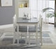 image 2 of Solid Wooden Kitchen Dining Table and 4 Chairs
