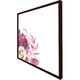 image 3 of Pink floral (Picture Frame) White | S