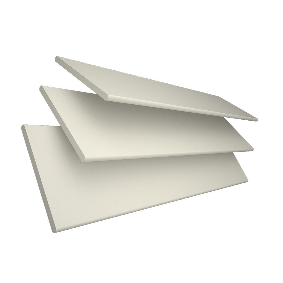image 1 of 170cm Misty White Smooth Finish Faux Wood Venetian Blinds with Strings (120cm Drop) White | White