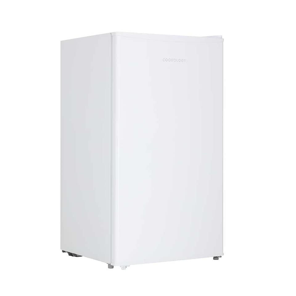 image 1 of Cookology UCIB80 Under Counter Freestanding Fridge in White - 80 Litre Capacity - Adjustable Temperature Control & Legs - Reversible Door and Ice Box