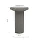 image 5 of Udaipur Round End Table Grey