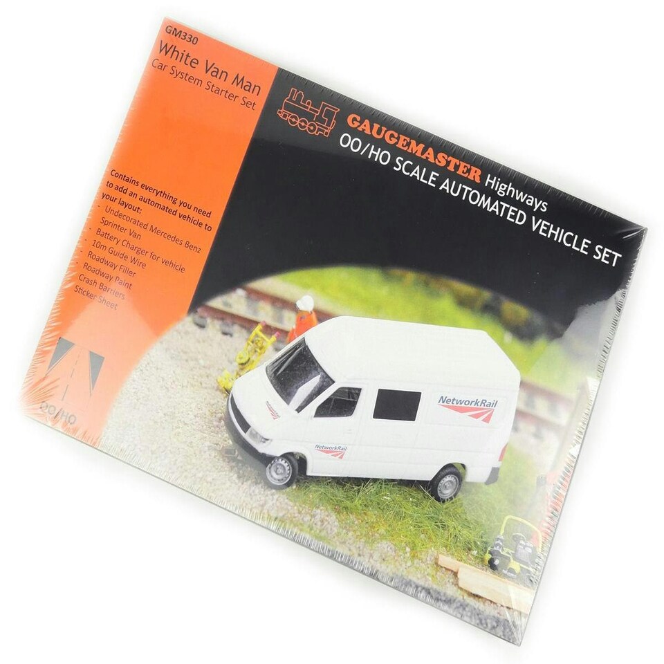 image 1 of Gaugemaster Highways White Van Man Car System Starter Set