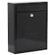 image 6 of Burg-Wachter Compact Wall Mounted Galvanised Steel Post Box - 26x33x9cm Red