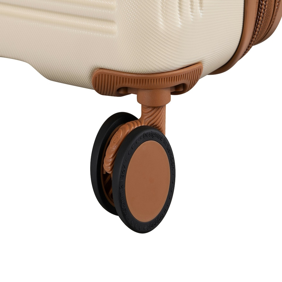 image 1 of IT Luggage Clarify Creme Cabin Suitcase with TSA Lock Cream | Cabin Bag