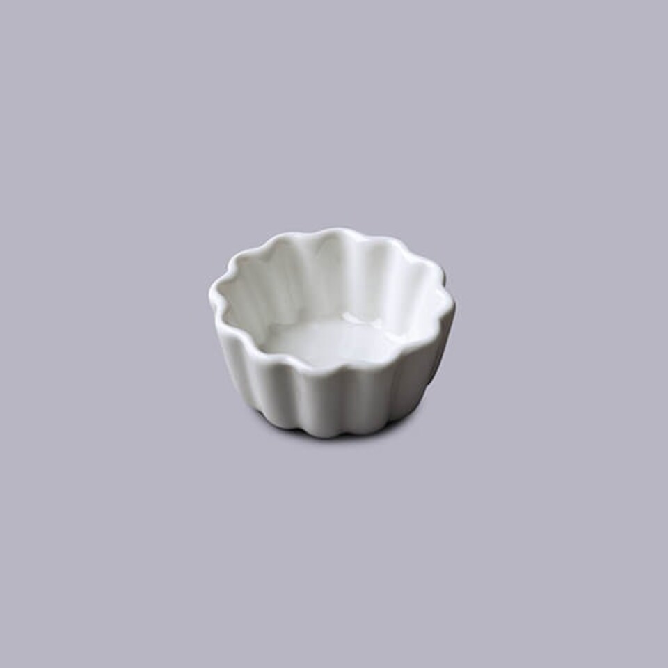 image 1 of W.M.Bartleet & Sons Mini Deep Crinkle Dish 5cm