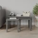 image 4 of URBNLIVING Wooden Nesting Stacking Tables Set Of 3 | Multi | Cedar Grey | 3