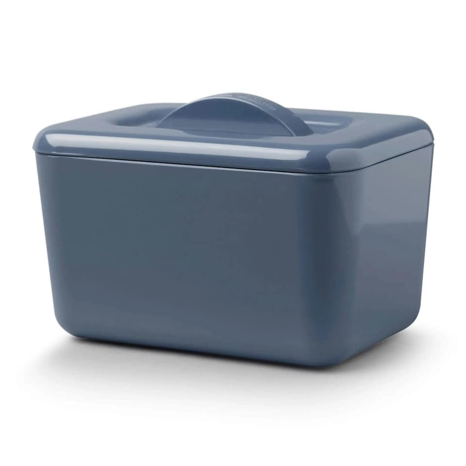 image 1 of Zeal Melamine Insulated Butter Dish with Lid | Blue | Provence Blue