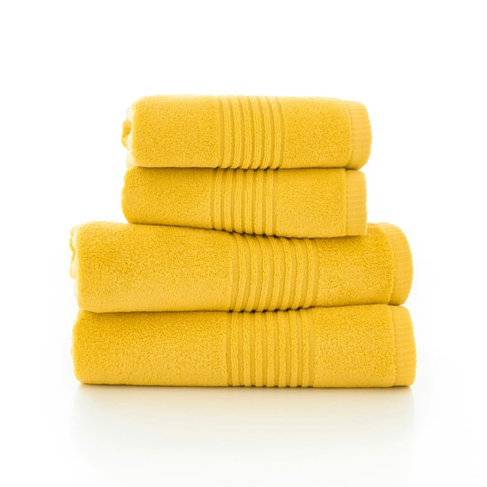 image 1 of Quik Dri Absorbent Cotton Soft Rapid Drying Towels Yellow | Citrine | Bath sheet
