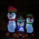 image 1 of 1.5m Inflatable LED Lit Penguin Family Indoor Outdoor Christmas Decoration with 12 Warm White LEDs