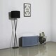 image 6 of Centurion Supports PANGEA Grey Beam-Thru CurvedTru-Corner 32"-50" TV Cabinet Grey