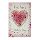 image 2 of With Love to My Partner Floral Heart Design Keepsake Mother's Day Boxed Card