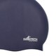 image 2 of SwimTech Unisex Adult Silicone Swim Cap - Navy - One Size