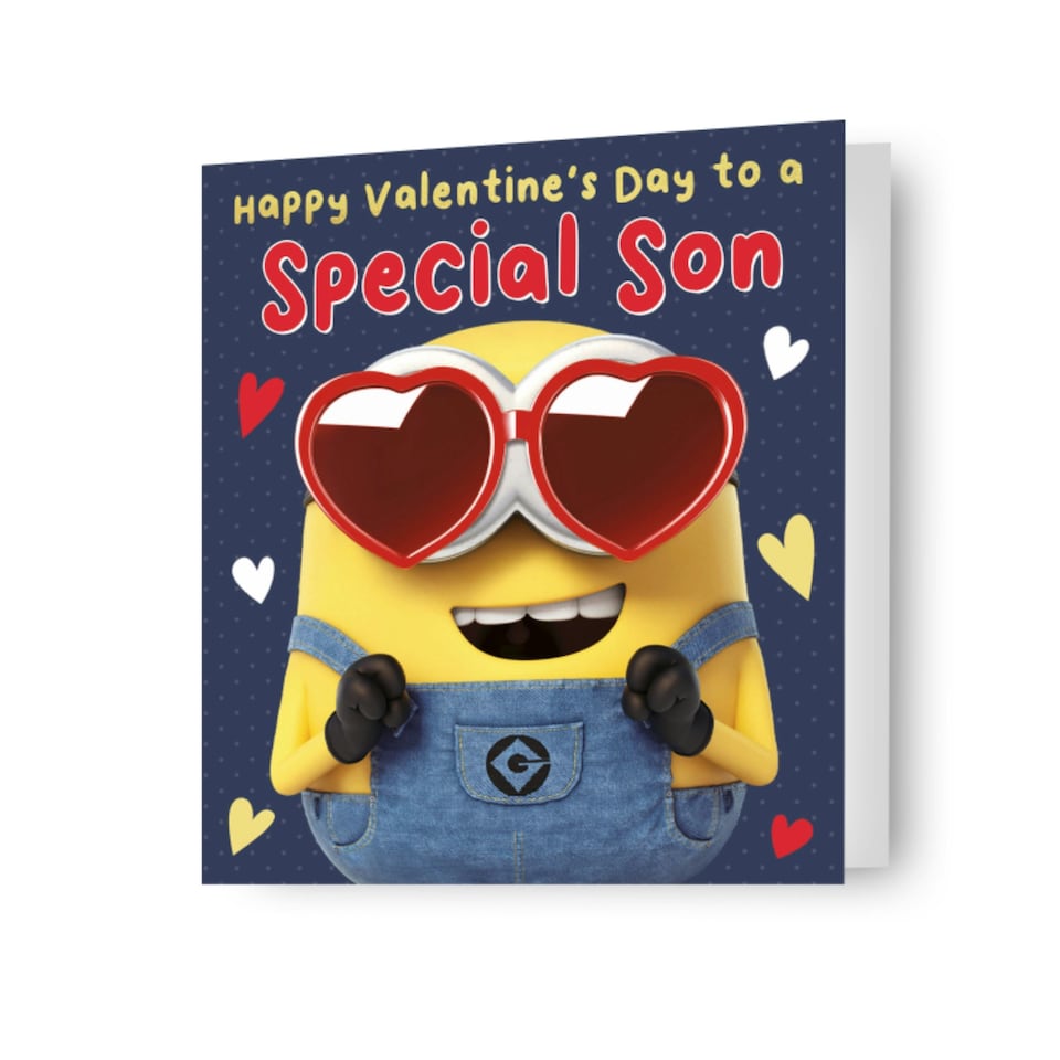 image 1 of Despicable Me 'Son' Valentine's Day Card