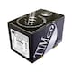 image 2 of Timco - Metal Construction Light Section Screws - Hex - Self-Drilling - Exterior - Silver Organic (Size 5.5 x 38 - 100 Pieces)
