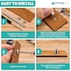 image 8 of 7x10mm Cone Spike Studs Screw Back for Leather Craft - 50pcs
