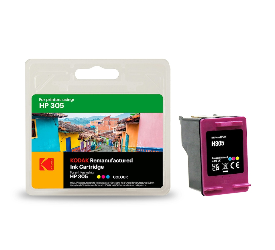 image 1 of Kodak Remanufactured HP 305 Colour Ink Cartridge | Multi | 1