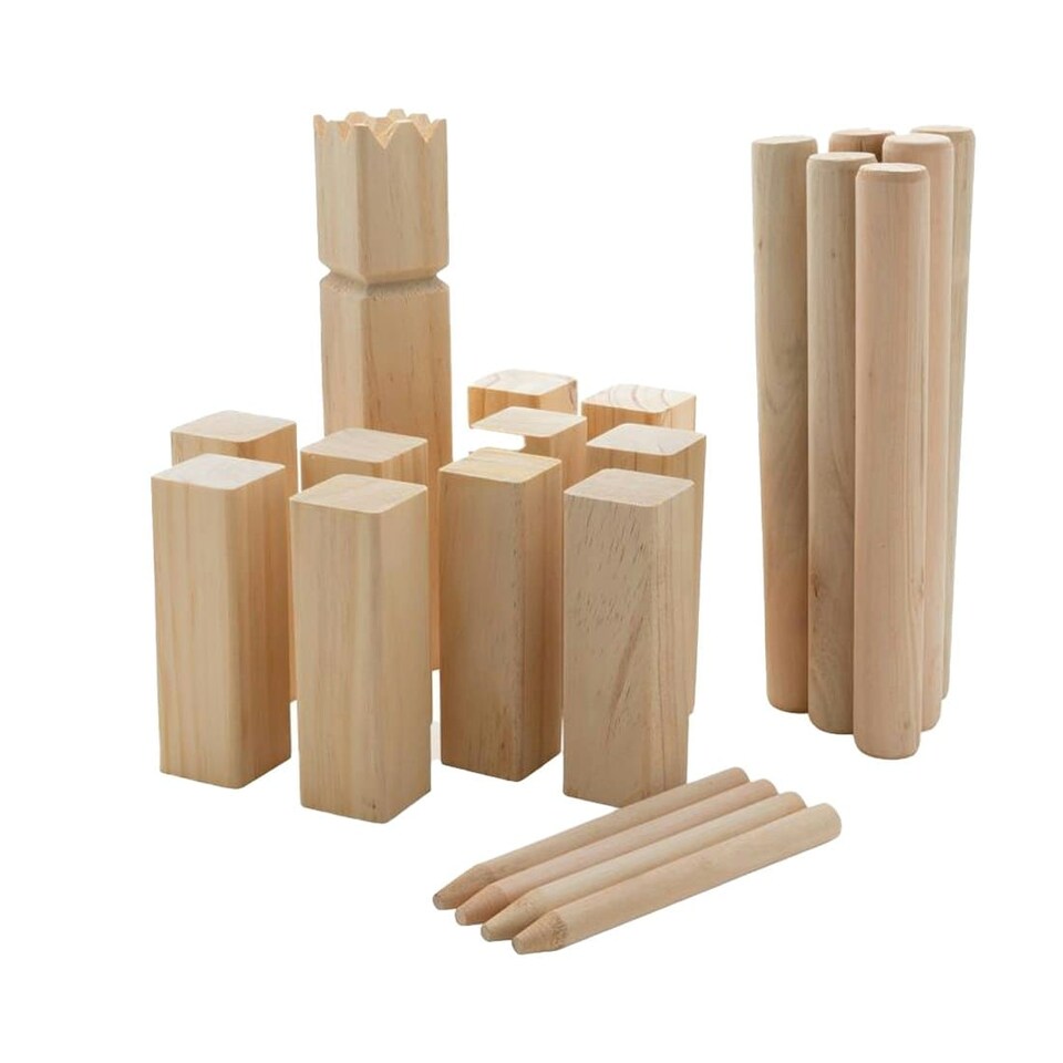 image 1 of XD Collection Wooden Kubb Set - Brown - One Size