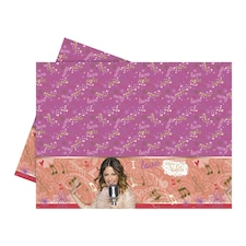Violetta Music Passion Plastic Party Table Cover - Multicoloured - One Size