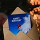 image 3 of Happy Birthday Skier Ski Jump Snow Sport Photo Birthday Card