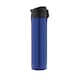 image 4 of XD Collection Lockable Recycled Stainless Steel Vacuum Insulated Flask - Blue - One Size