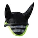 image 1 of Weatherbeeta Reflective Horse Ear Bonnet - Yellow/Black - Pony