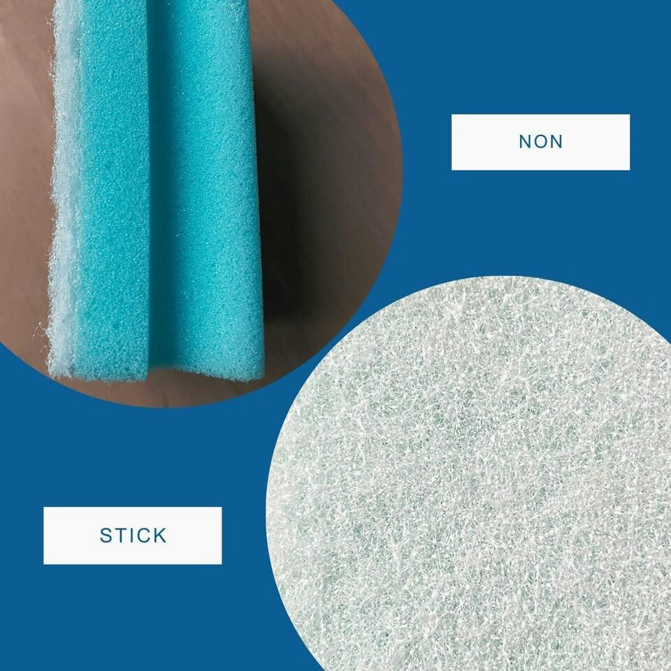 image 1 of Super Bright Non Scratch Handgrip Scourers 10Pk Utensil Cleaner Stain Remover