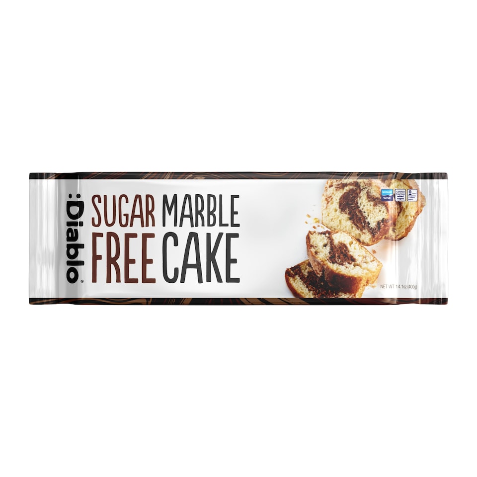 image 1 of Diablo Sugar Free Marble Cake 400g