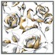 image 4 of Golden roses (Picture Frame) White | M