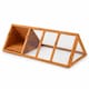 image 9 of Wooden Outdoor Triangle Rabbit Guinea Pig Pet Hutch Run Cage
