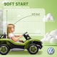image 6 of AIYAPLAY Volkswagen E-Buggy Licensed Electric Car for Kids, 12V Kids Electric Ride on with Remote Control, Suspension, Slow Start, LED Lights, USB, Music, Horn, for Ages 3-6 Years, Green